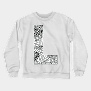 Zentangle L Crewneck Sweatshirt